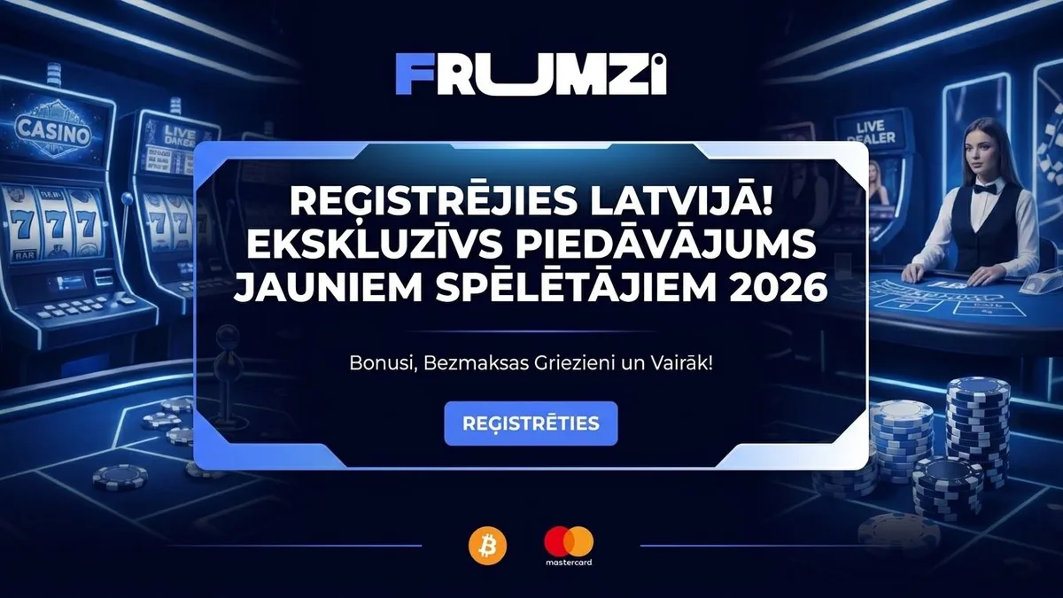 Reģistrācija ar bonusu